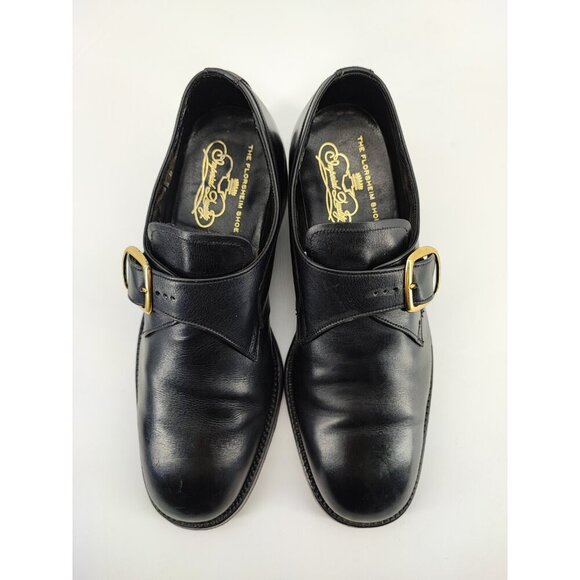 Florsheim Men's Imperial Black Oxford Single Strap Dress Shoes Size 8.5D US - Picture 4 of 10